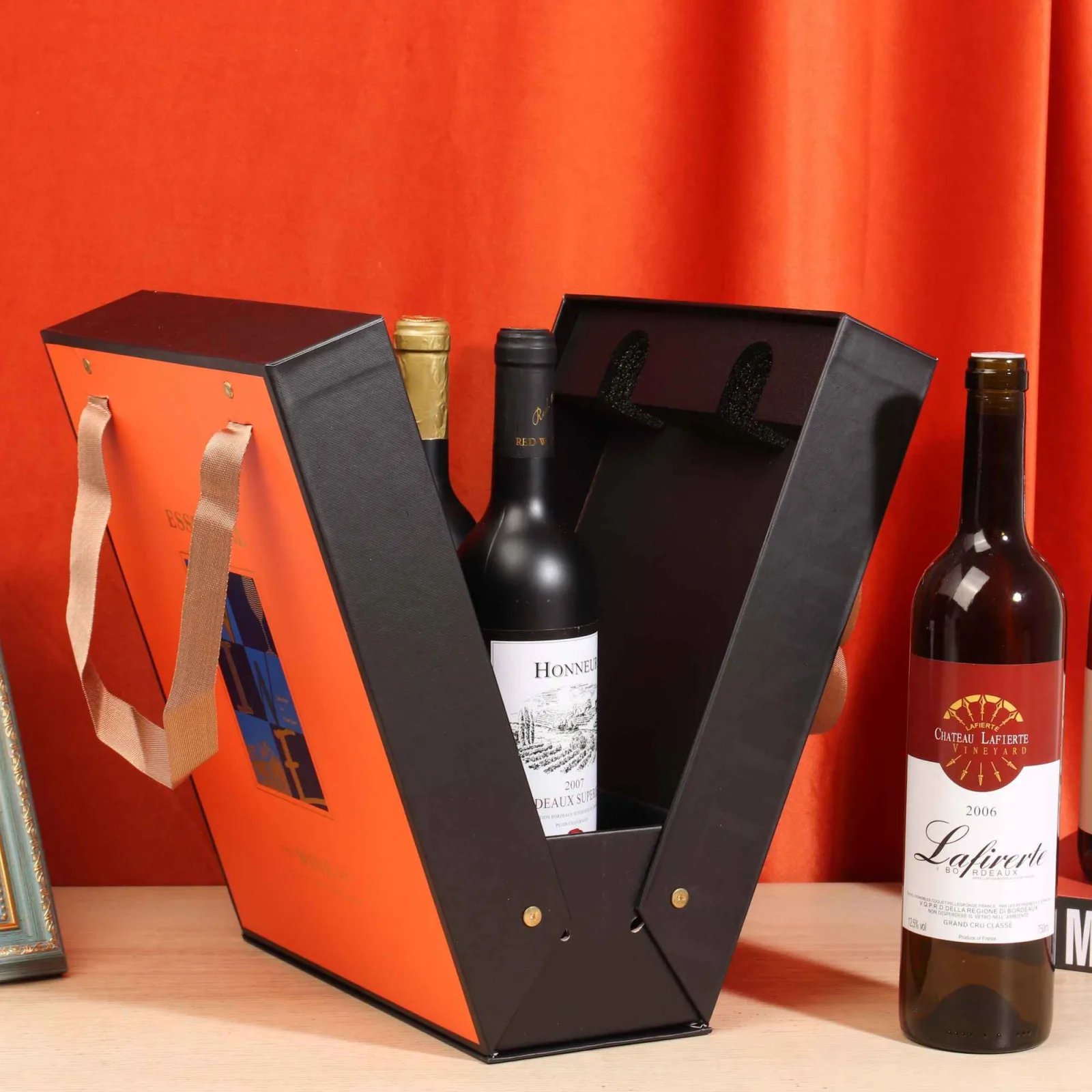 Double-Door Rigid Wine Gift Box 2