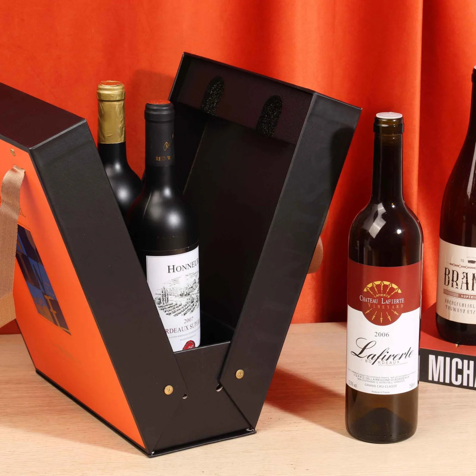 Double-Door Rigid Wine Gift Box 3