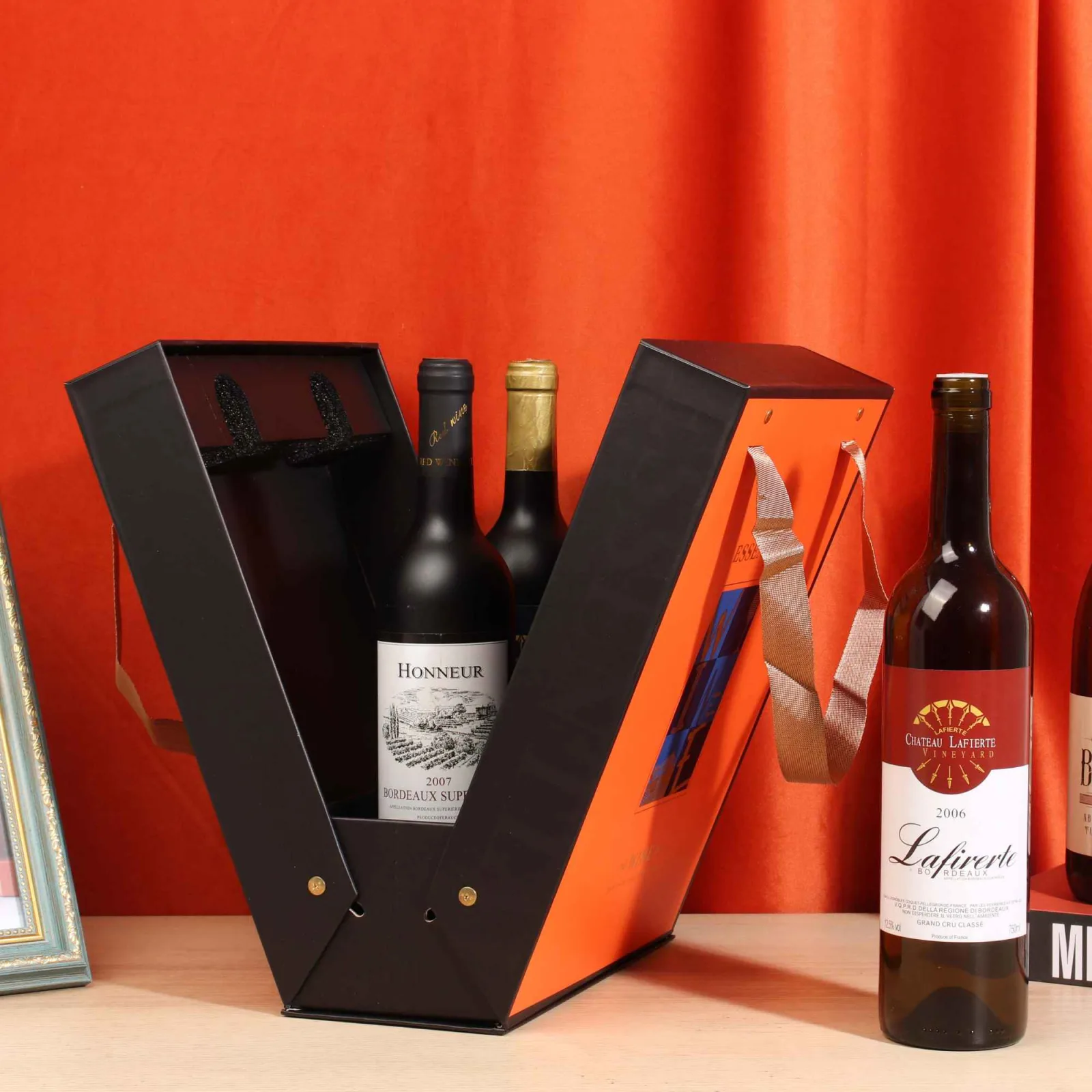 Double-Door Rigid Wine Gift Box 4