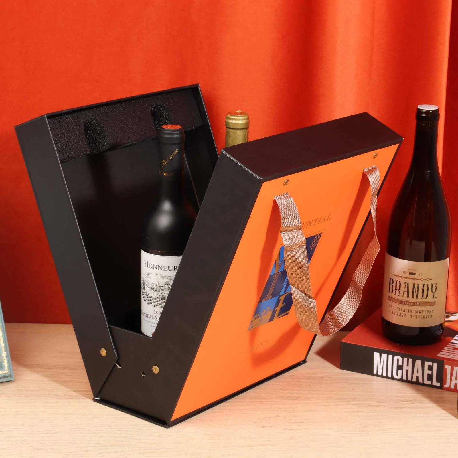 Double-Door Rigid Wine Gift Box 5