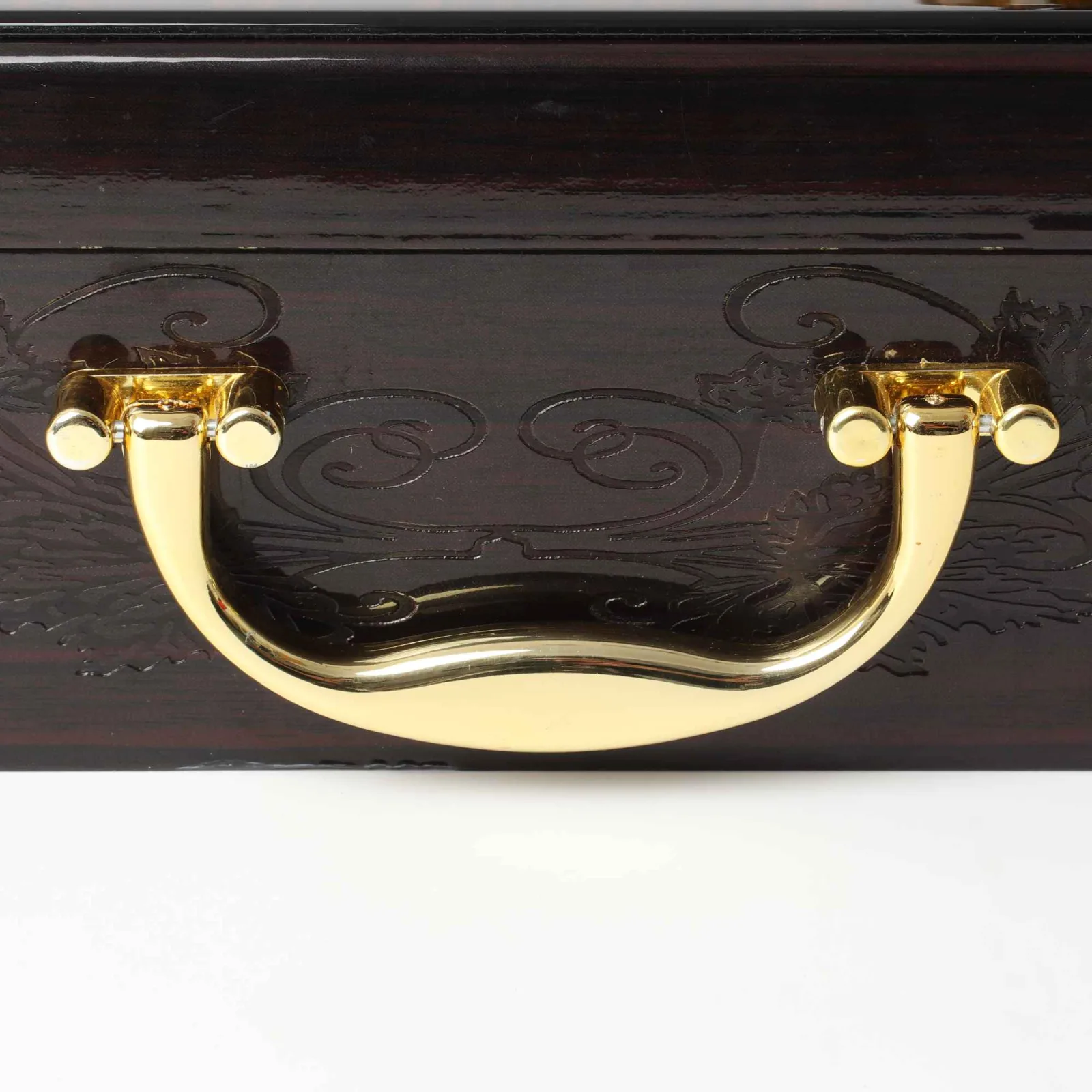 4-Bottle Wooden Wine Box with High Gloss Lacquer Finish 5
