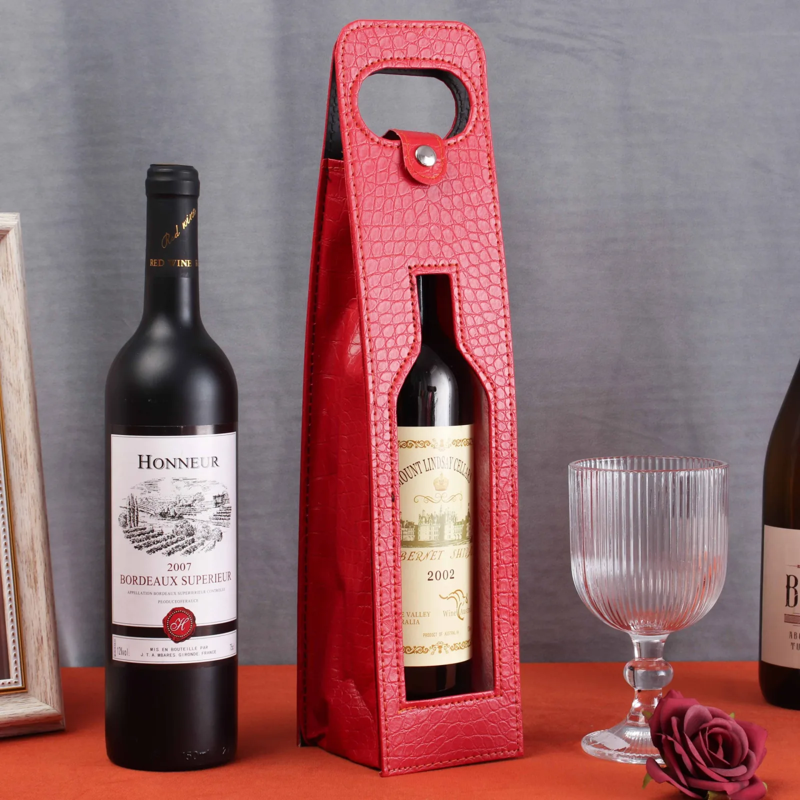 Leather Wine Bag for Gifting 2