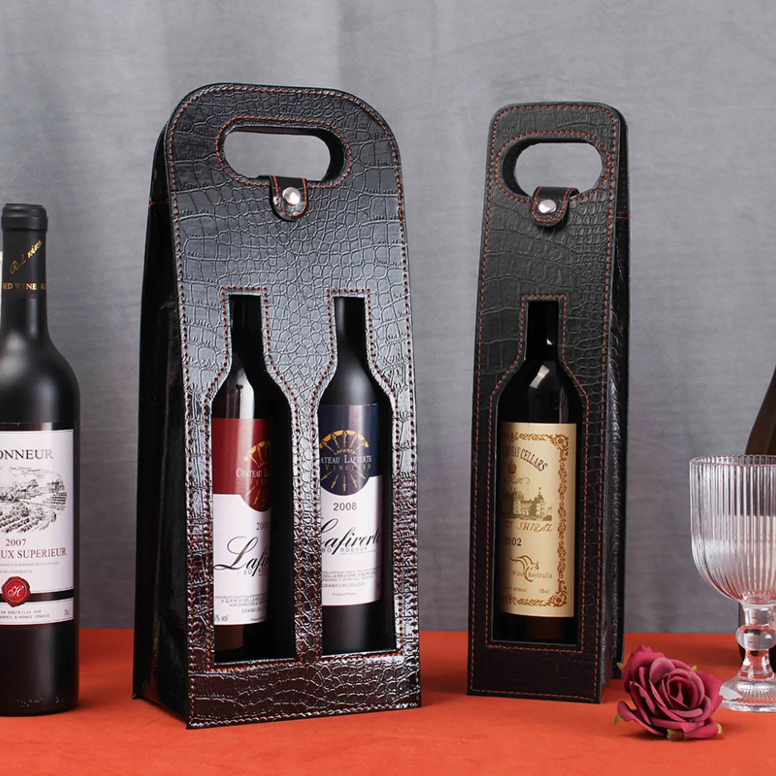 Leather Wine Bag for Gifting 4