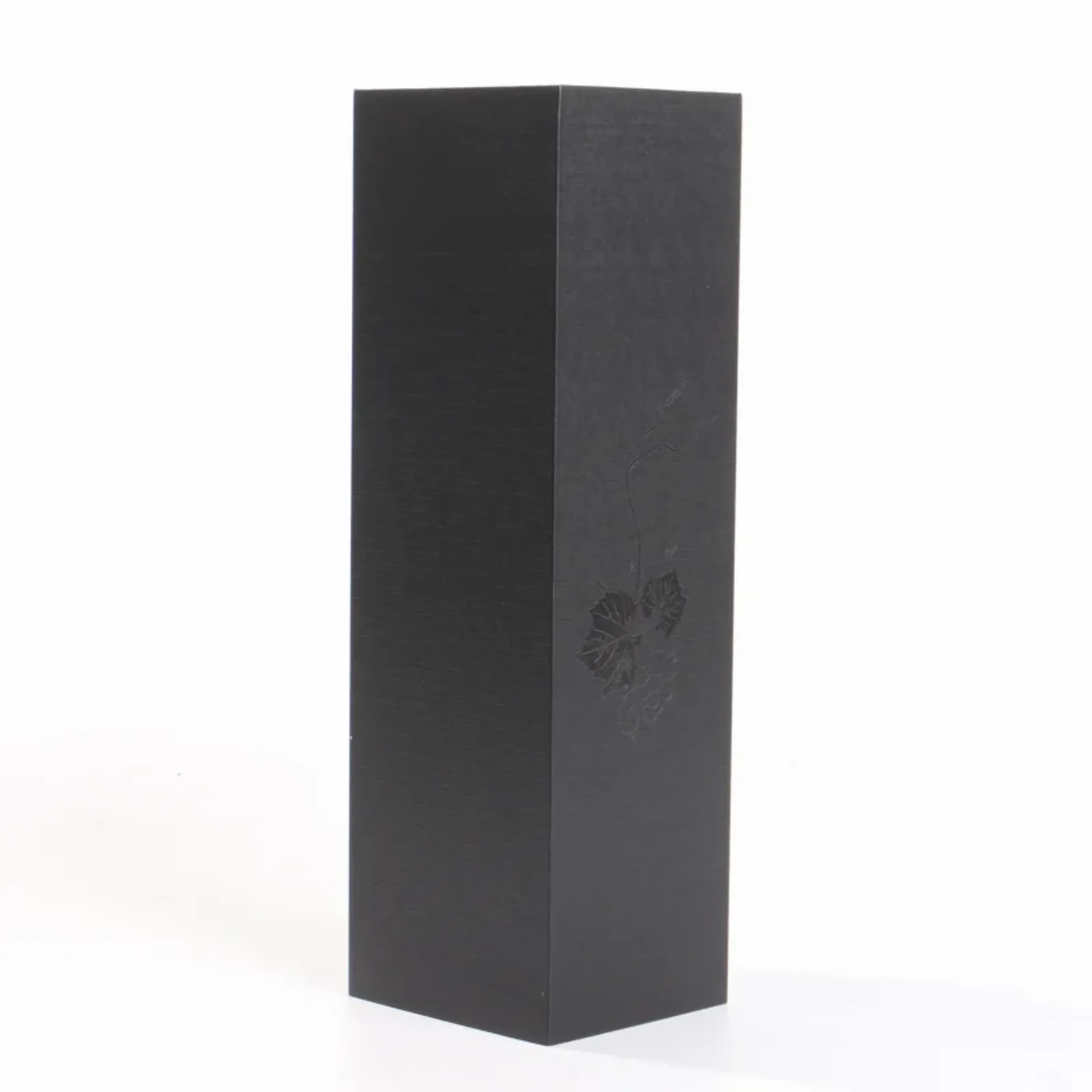 Black Flap-Top Wine Gift Box with Carry Bag 5