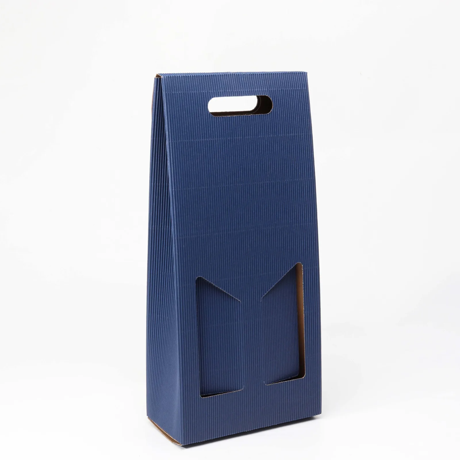 Eco-Friendly Wine Shipping Boxes With Handle, Single to Triple Bottle 2