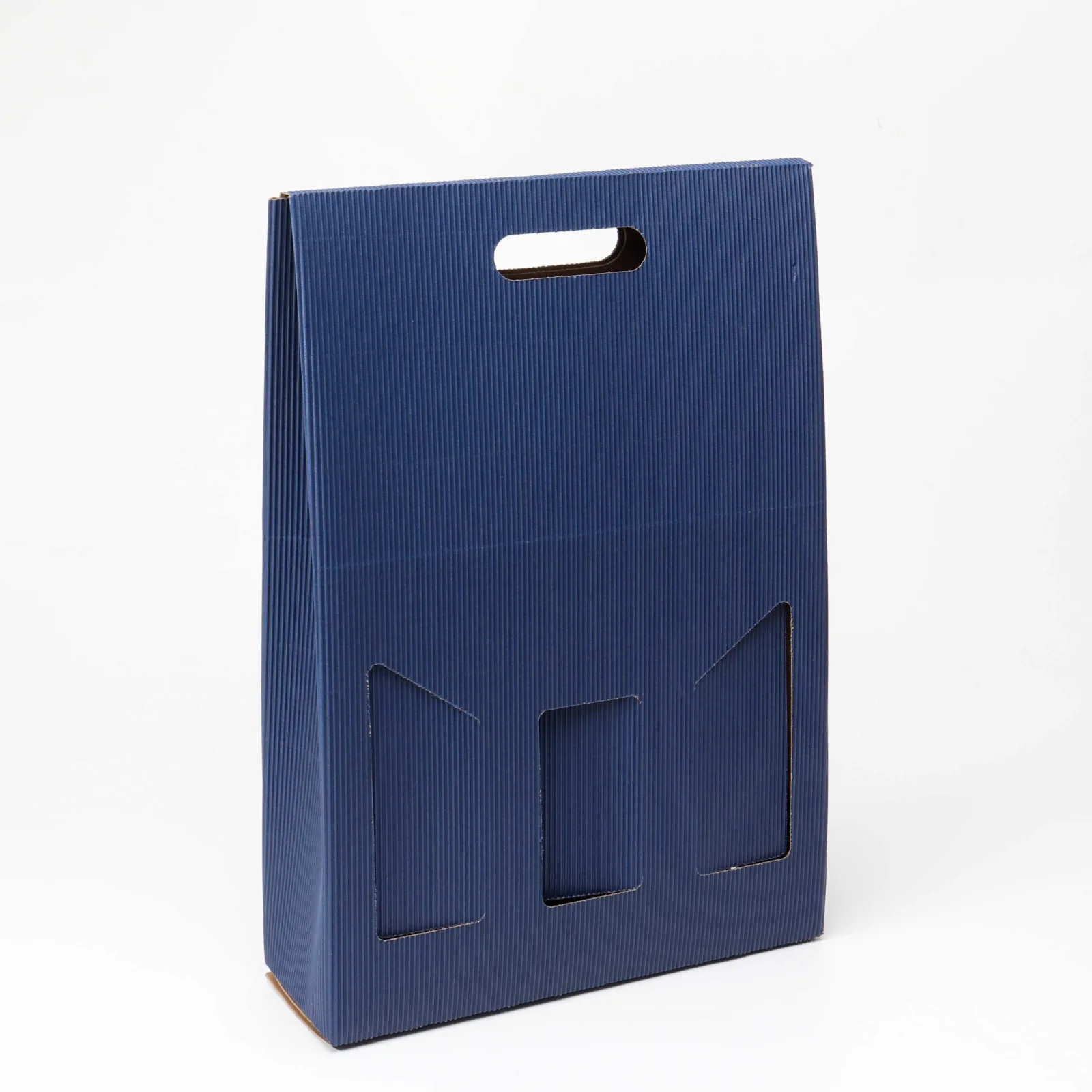 Eco-Friendly Wine Shipping Boxes With Handle, Single to Triple Bottle 4